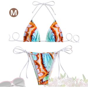 Livano Bikini Dames - Meisjes Bikini - Badpak - Push Up - Vrouwen Badkleding - Zwemmen - Sexy Set - Top & Broekje - Wit - Maat M