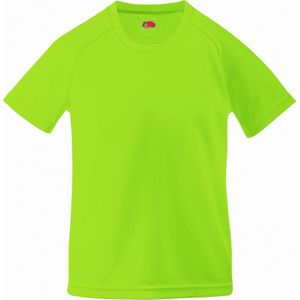 Fruit Of The Loom Kinderen Unisex Prestatie Sportskleding T-Shirt (2 stuks) (Donker Marine) Maat 104