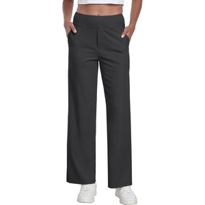 Elegante Dames Palazzo Broek met Wijde Pijpen en Zakken
