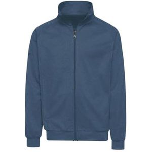 Heren Sweatjack met lange mouwen en opstaande kraag