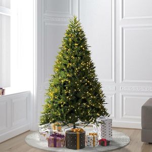 Kunstkerstboom 180 cm – Premium 6ft kunstkerstboom met realistische PVC & PE takpunten – Opvouwbare metalen standaard – Weelderige groene dennenboom voor thuis, kantoor en evenementen – Langdurige luxe kerstboom
