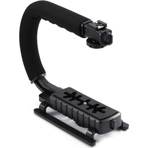 Handvat Stabilisator voor Video DSLR DV Camcorder met Zwarte Super Grip