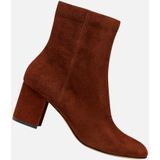 GEOX - Virnilisa 65 - Enkellaarsjes - Oranje - Leer