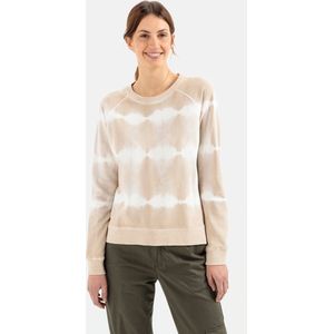 camel active Sweatshirt met tie dye Effect - Maat womenswear-L - Beige