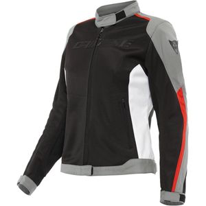 Dainese Hydraflux 2 Air Lady D-Dry Jacket Black Charcoal Gray Lava Red 44 - Maat - Jas