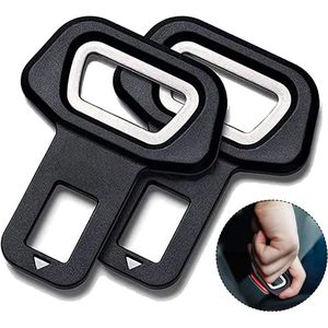2 pcs seat belt locks - universeel - veiligheidssysteem - belt alarm - belt clip