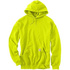 Middelzware Hooded Sweatshirt voor Mannen in Limegroen