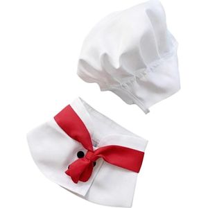 Koksmuts voor Huisdieren - Maat Verstelbaar - Ademend en Stijlvol - Hondenkostuum (L) .