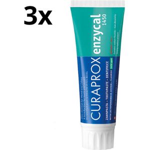 Curaprox Enzycal 1450 Tandpasta - 3 x 75 ml - Voordeelverpakking