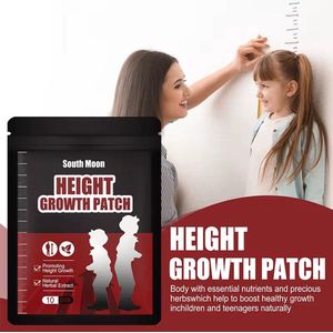 South Moon Groeipleisters voor Lengtegroei Kinderen & Tieners | Height Growth Patch 10 stuks | Natuurlijke Groei Stimulator | Kruiden Pleisters | Groei Bevorderen | Huidopname Technologie