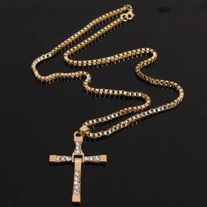 Donley - jesus kruis - gelovig kruis - Ketting - cross- kruis - jesus - cubaans - don - goud- gold - jesus kruis - Bijbeltekst - kruis Fast & Furious - Dominic Toretto kruis - Vin Diesel - Crystal Jesus ketting - Dominic Toretto ketting