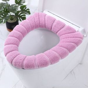 Bovista Wc Bril Hoes - Toiletbril Cover - Toiletbril - Wc Deksel - Wasbaar - Verwarmde Wc Bril - (Niet Elektrisch) - Warm - Roze