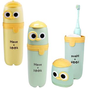 By Shayne ® Creatieve Reisset voor Tandenborstels en Persoonlijke Verzorging met Cartoon Design