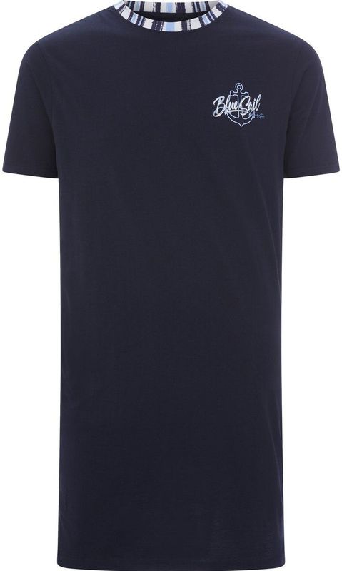 Jan Vanderstorm herren Nachthemd - 52/54 - donkerblauw