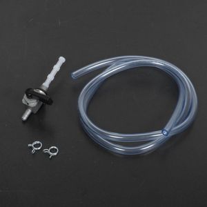 benzinetankkraan voor peugeot bromfiets 50 103 mvl zwarte kraan transp slang nieuw