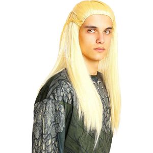 FUNIDELIA Legolas pruik voor volwassenen The Lord of the Rings - Wit