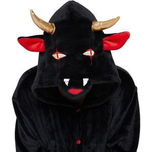 Vampier onesie maat L - Dieren – Verkleedkleren - kinderen - jongens - meisjes - Huispak - Carnaval