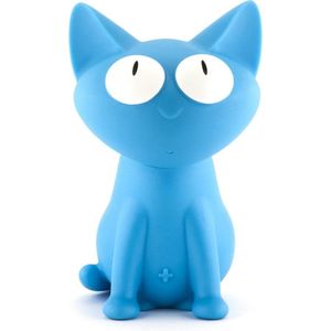 Dhink spaarpot Silly kat - Kleur - Blauw