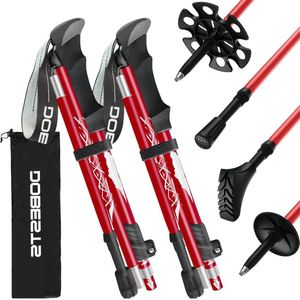 Wandelstok Opvouwbaar - Nordic Walking Stokken voor Dames en Heren - Aluminium Lichtgewicht - Verstelbaar van 110-130 cm