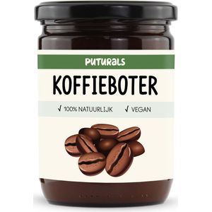 Puturals Coffee Butter 100% Biologisch en Ongeraffineerd - 500 gram - Koffieboter is Rijk aan antioxidanten - Coffee Butter Voedt en Hydrateert Huid en Haar