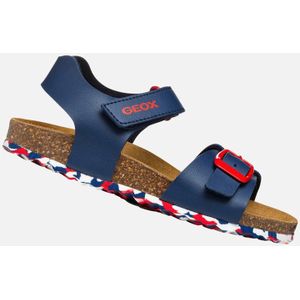 Geox - J Ghita Boy B - Sandalen - Marineblauw/Wit/Rood