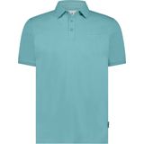 State of Art - Piqué Polo Azuurblauw - Modern-fit - Heren Poloshirt Maat XL