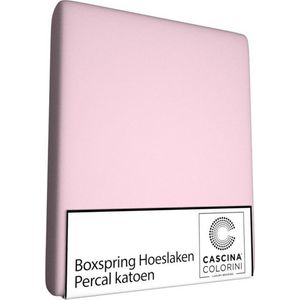 CASCINA COLORINI TC220 boxspringhoeslaken 150x200/45 rose