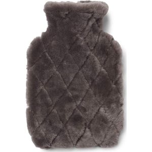 Natures Collection Kruik Sheepskin House - Leaf Warmwaterfles - Moccasin Schapenvacht