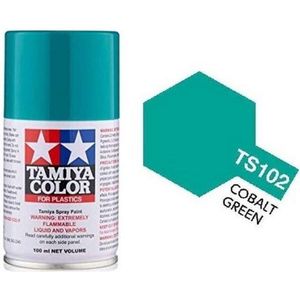 Tamiya TS-102 Cobalt Green - Gloss - Acryl Spray - 100ml Verf spuitbus