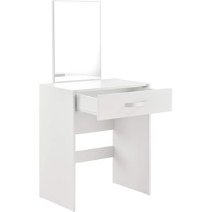 JMZR® Make Up Tafel met Spiegel - Kaptafel voor Meisjes - Hollywood Spiegel met Verlichting