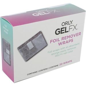ORLY - GELFX Foil Remover Wraps - Nagellakremover - 20 Stuk