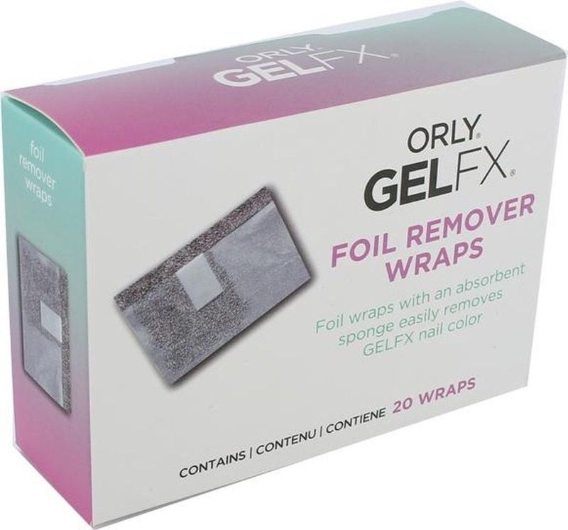 ORLY - GELFX Foil Remover Wraps - Nagellakremover - 20 Stuk