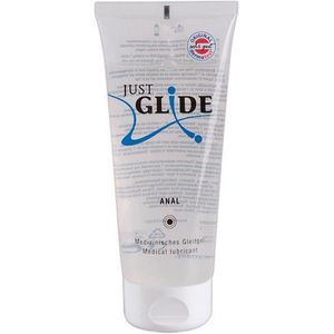 Just Glide Anaal Glijmiddel 200 ml - Waterbasis - Vrouwen - Mannen - Smaak - Condooms - Massage - Olie - Condooms - Anaal - Siliconen - Erotische - Easyglide