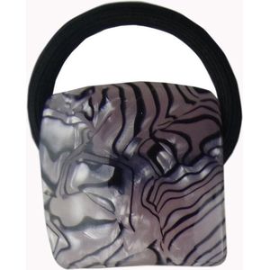 Jessidress Elastiekje Dames Haar Elastiek met marbel textuur - Roze