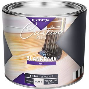 Fitex Creative+ Blanke Lak Mat Kleurloos - 750 ml- Lakverf - Transparant - Buiten - Mat -