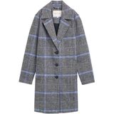 TOM TAILOR Damesmantel met ruitpatroon, 36217 - Navy Blue Check, L