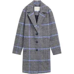 TOM TAILOR Damesmantel met ruitpatroon, 36217 - Navy Blue Check, L