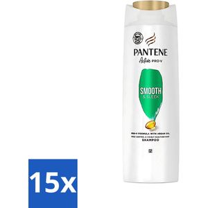 Pantene - Shampoo - Smooth & Silky - Voor Glad en Zijdezacht Haar - 400 ml - Bulkverpakking - 15 stuks