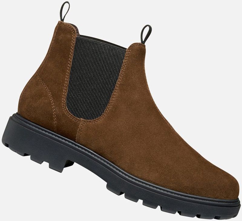 GEOX - Spherica EC7 - Enkellaarsjes - Cognac