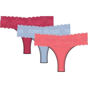 Tommy Hilfiger - Dames - 3P THONG, 0TW - Multicolor - XS