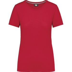 WK. Designed To Work Dames-T-shirt met antibacteriële behandeling WK307 - Red - 3XL