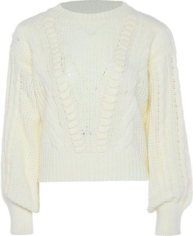 DreiMaster - Vintage - Trui - Wolwit