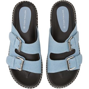 Tom Tailor - Platte Sandalen - Denimlook