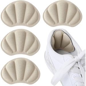 2 paar hielkussens schoenen, pads voor schoenen die te groot zijn, dikke hielkussens, inzetstukken, inlegzolen aan de achterkant, schoenvoeringen tegen blaren, hielbeschermers, hielkussens die extra volume toevoegen voor mannen en vrouwen (hui