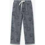 Sissy-Boy - Corduroy Broek - Blauw - Met Smiley Print
