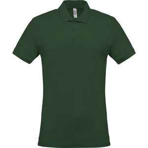Kariban Piqué-herenpolo korte mouwen K254 - Forest Green - XXL