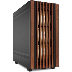 ATX PC-behuizing met RGB-verlichting en uitgebreide airflow mogelijkheden