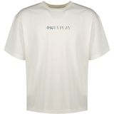 Replay Mmg351.000.23454 T-shirt Met Korte Mouwen Wit S Man