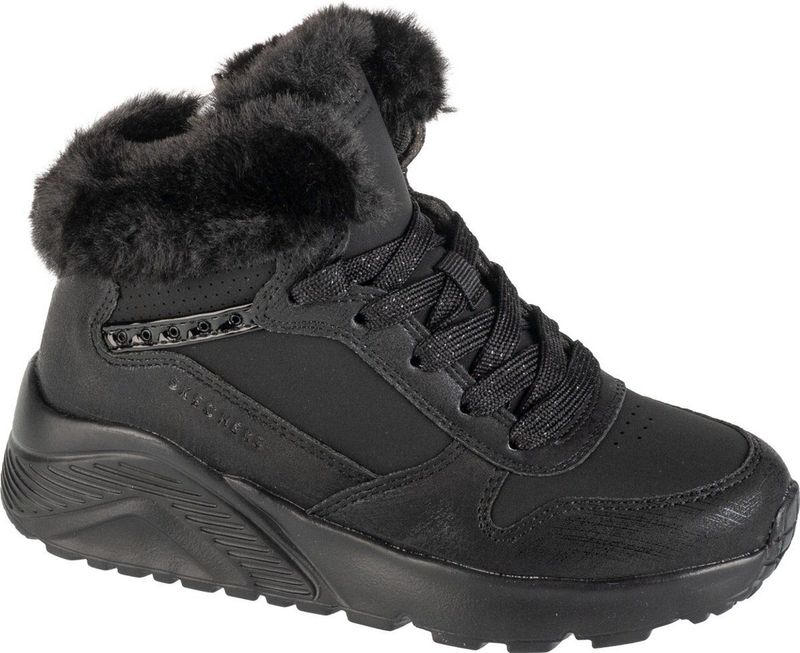 Skechers Uno Lite - Comfurt Collar 310396L-BBK, voor meisje, Zwart, Laarzen, maat: 39