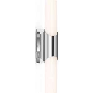 Briloner - KLAK - Wandlampen - badkamerlamp - badwandlamp - 6,5W - 700 lm - neutraal wit 4000K - incl. aan/uit schakelaar - IP44